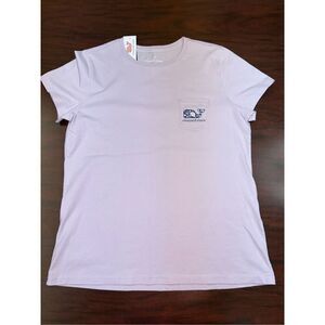 NWT Vineyard Vines Costal Floral Short Sleeve Pocket Tee in Color Iris Size Med